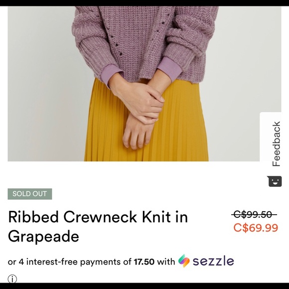 Frank and Oak Ribbed Crew Kneck - Picture 2 of 6